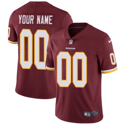 Nike Washington Commanders Customized Burgundy Red Team Color Stitched Vapor Untouchable Limited Men's NFL Jersey